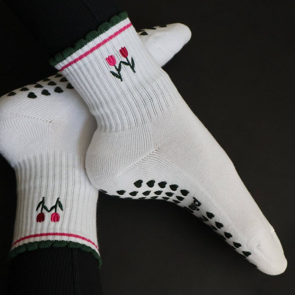 Les Fleurs Grip Socks
