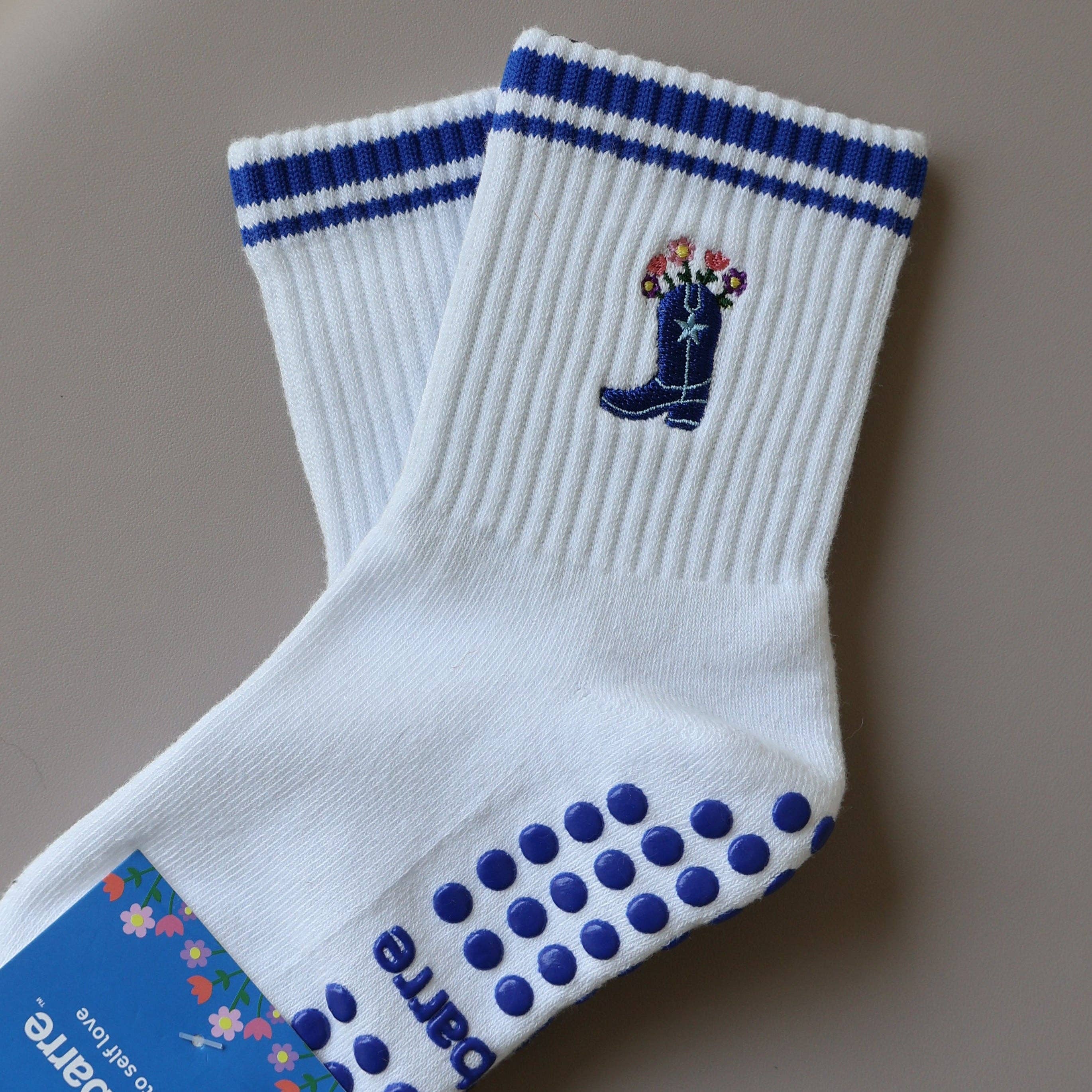 Boots & Bloom Grip Socks