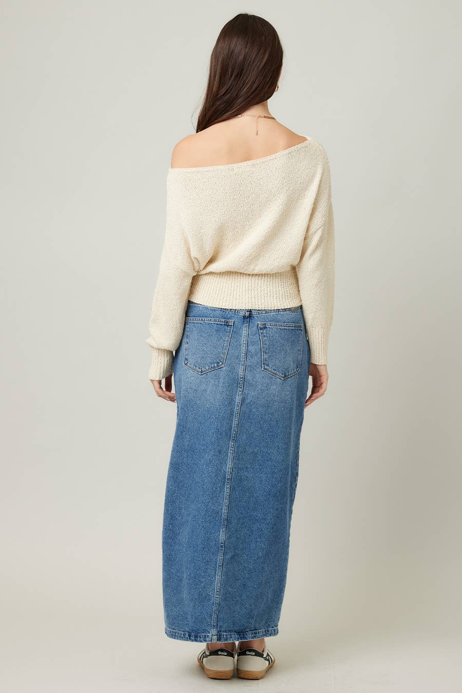 Knit Off The Shoulder Sweater