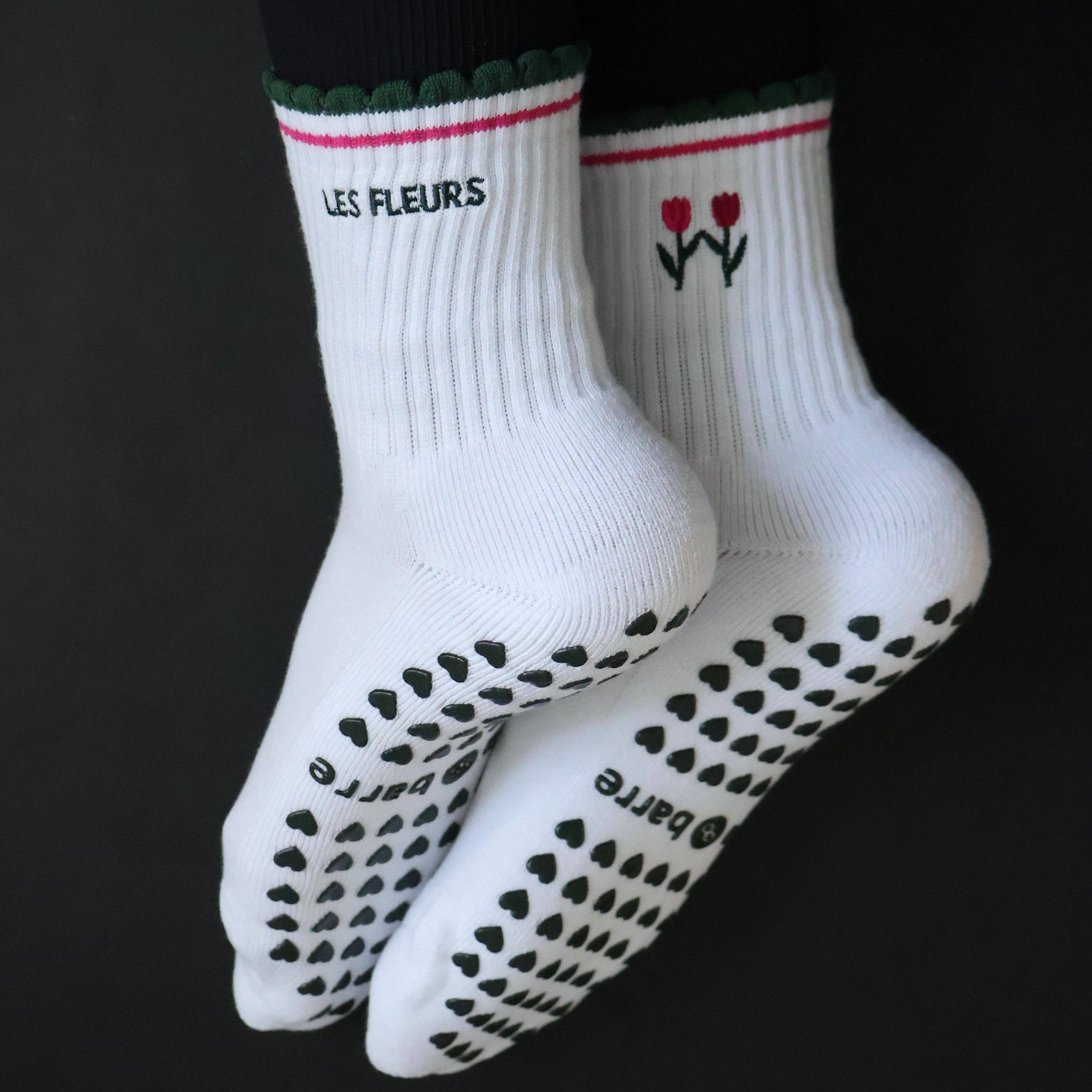 Les Fleurs Grip Socks