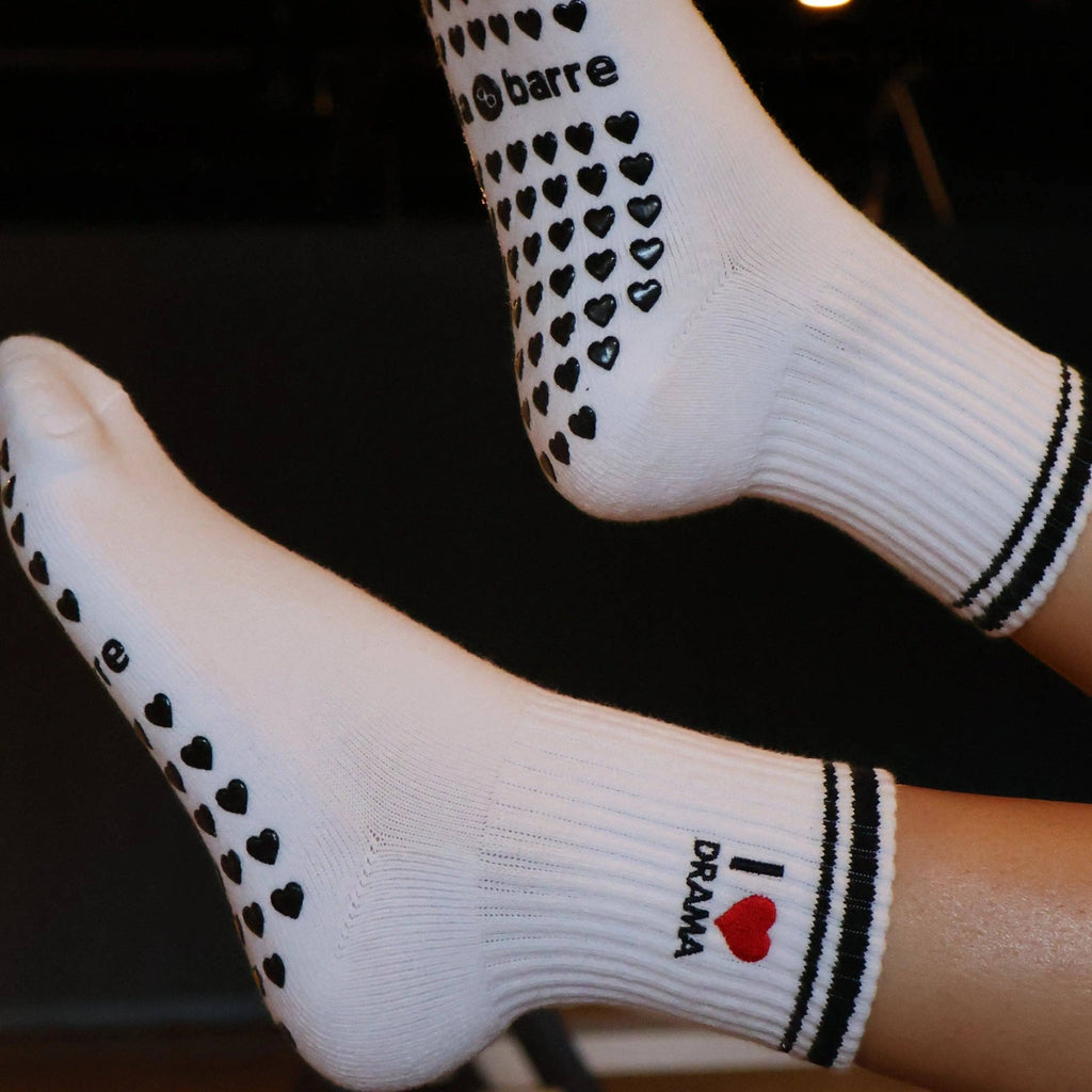 I LOVE DRAMA Grip Socks