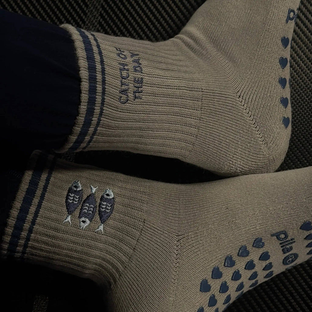 Catch of the Day Grip Socks