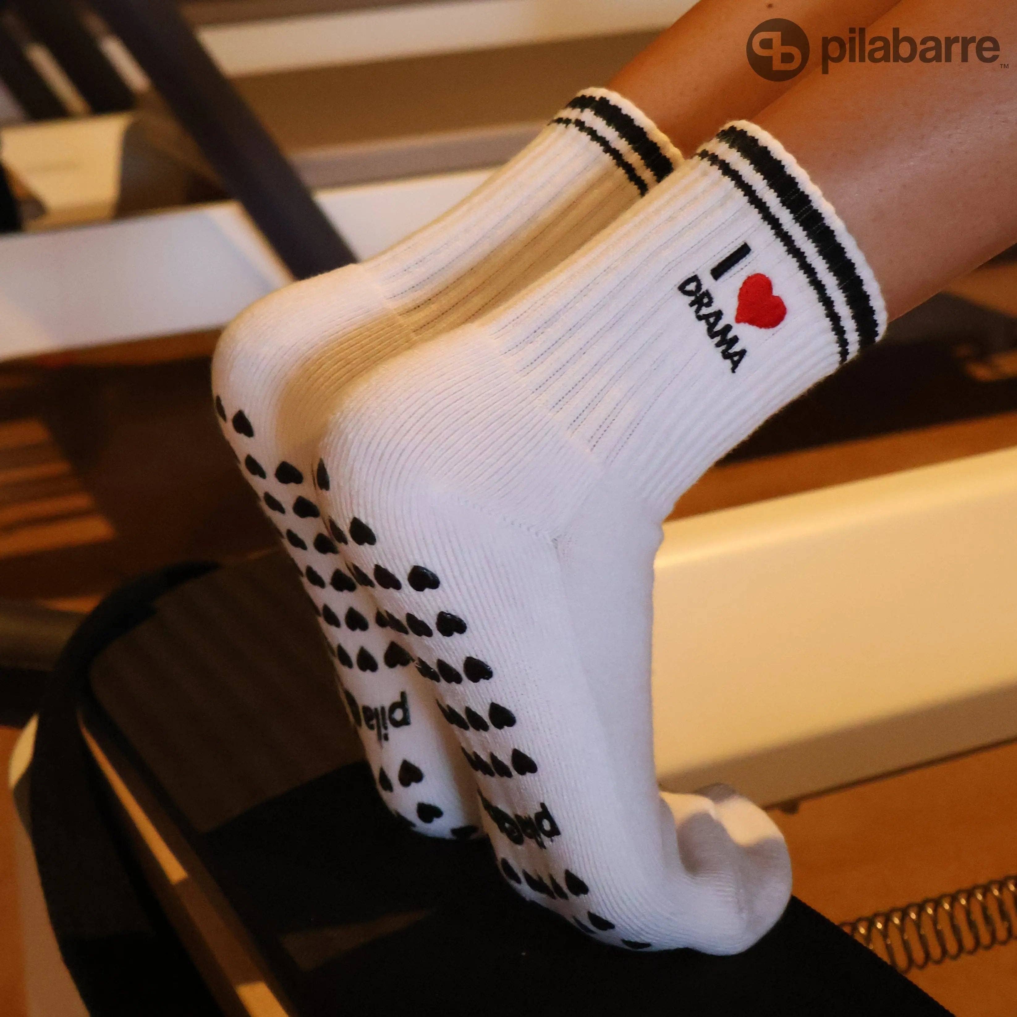 I LOVE DRAMA Grip Socks