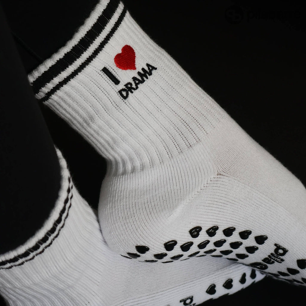 I LOVE DRAMA Grip Socks