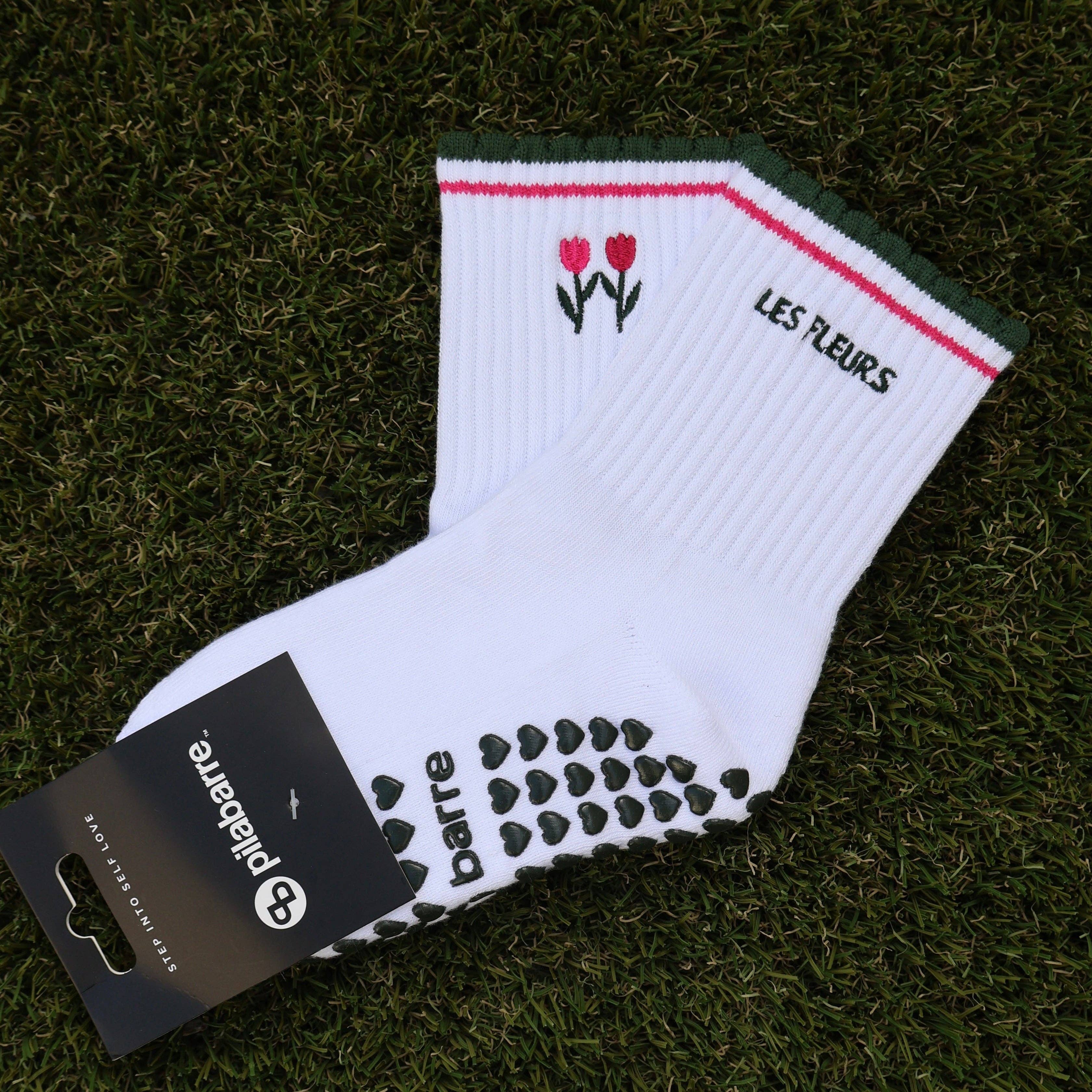 Les Fleurs Grip Socks