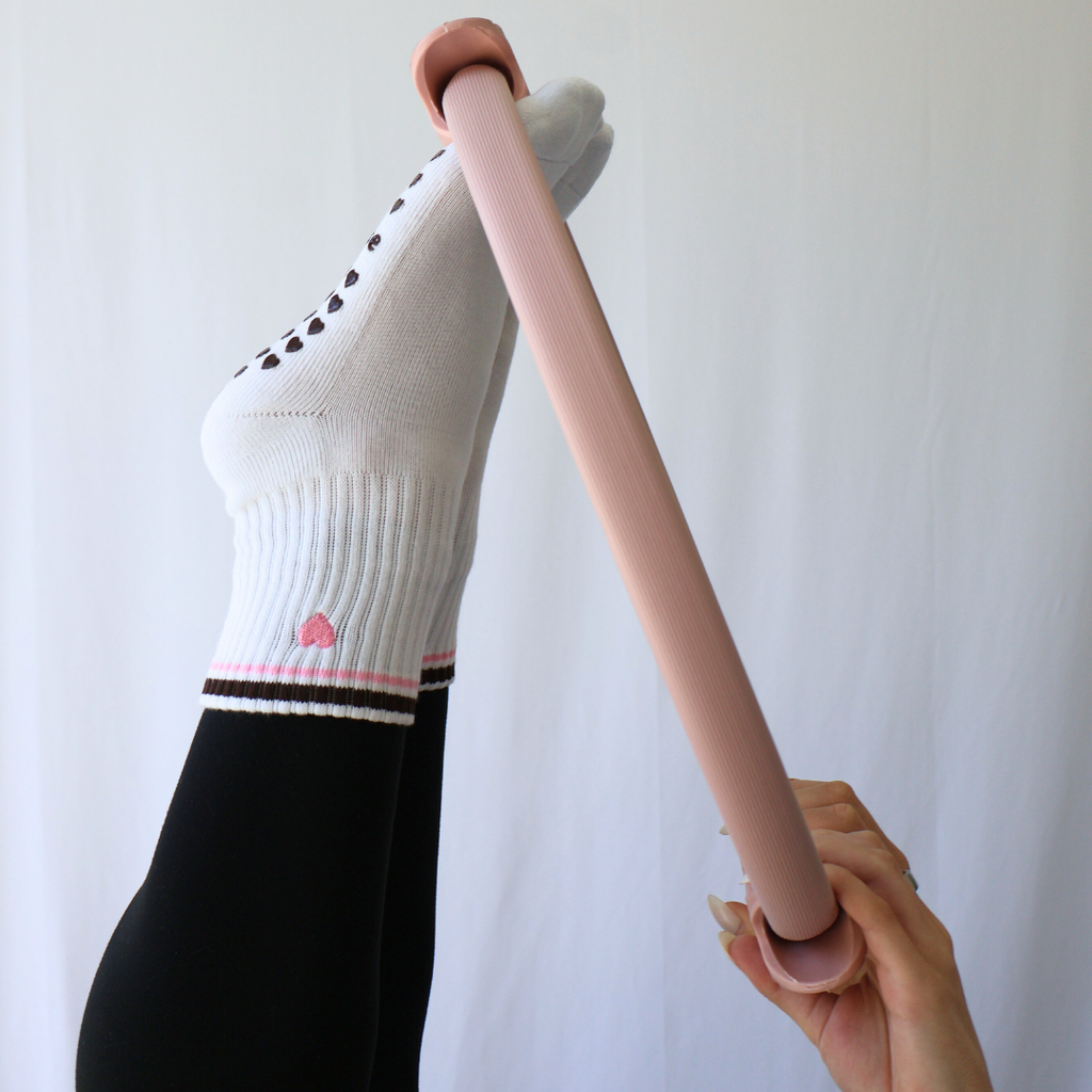 PILA Essential Grip Socks - Pink/Brown