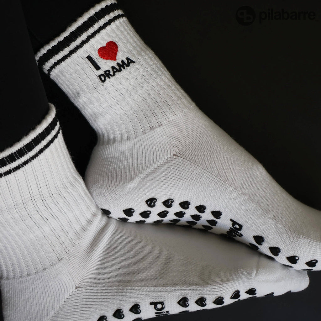 I LOVE DRAMA Grip Socks